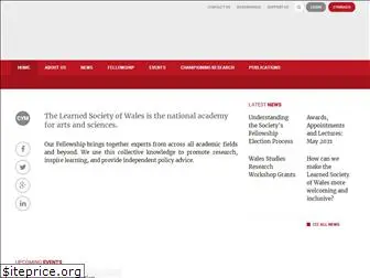 learnedsocietywales.ac.uk