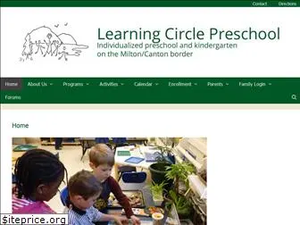 learningcirclepreschool.org