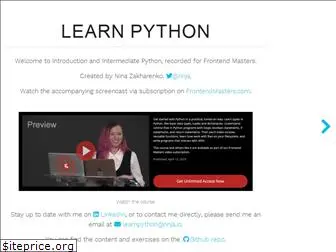 learnpython.dev