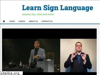 learnsignlanguage.com