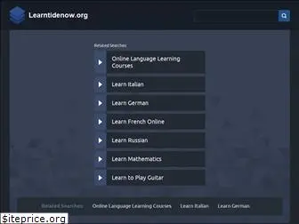 learntidenow.org