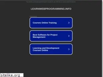 learnwebprogramming.info