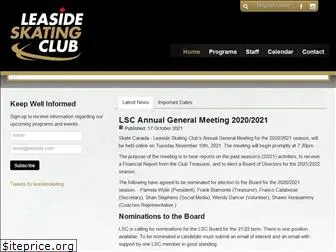 leasideskatingclub.com