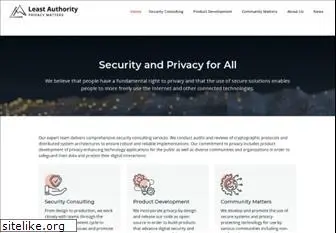 leastauthority.com