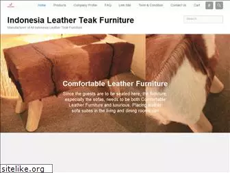 leather-teakfurniture.com
