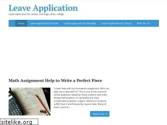 leave-application.com