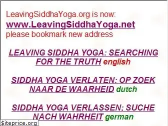 leavingsiddhayoga.net