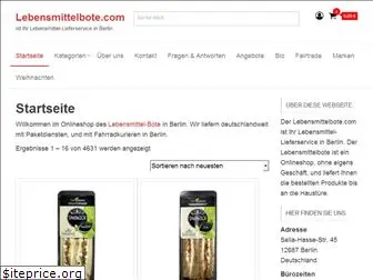 lebensmittelbote.com