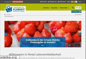 lebensmittelklarheit.de