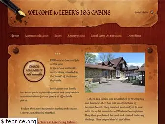 leberslogcabins.com