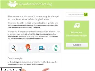 lebonmedicament.org