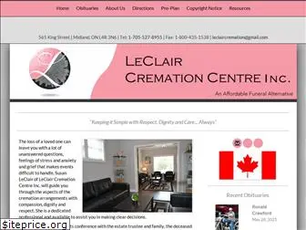 leclaircremationcentre.ca