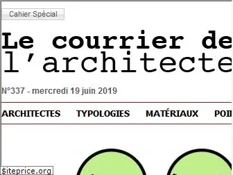 lecourrierdelarchitecte.com