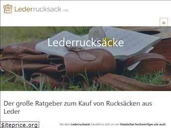 lederrucksack.info