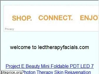ledtherapyfacials.com
