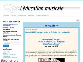 leducation-musicale.com
