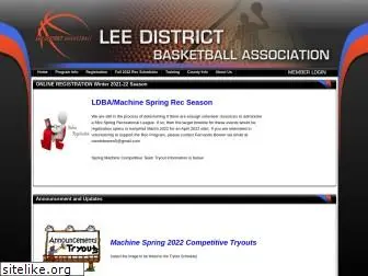 leedistrictbasketball.com
