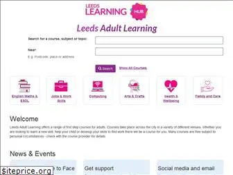 leedsadultlearning.co.uk