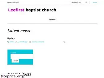 leefirstbaptistchurch.org