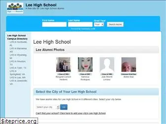 leehighschoolalumni.com