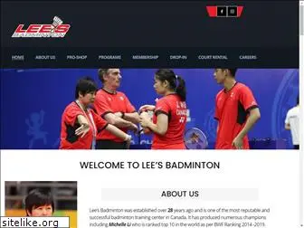 leesbadminton.ca