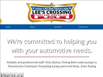 leescrossingtireservice.com