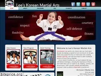 leeskoreanmartialarts.com