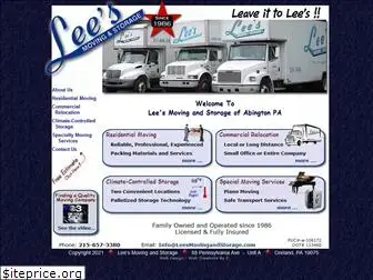 leesmovingandstorage.com