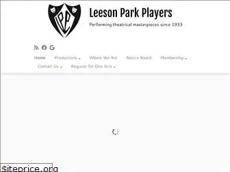 leesonparkplayers.com