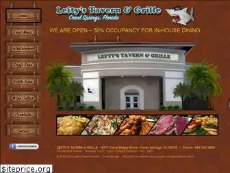 leftystaverncoralsprings.com