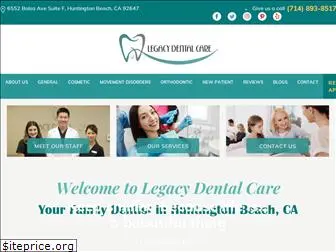 legacydentalcarehb.com