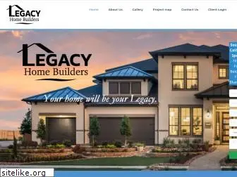 legacyhomebuildersca.com