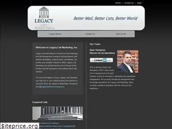 legacylistmarketing.com