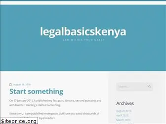 legalbasicskenya.wordpress.com