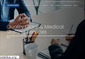 legalmedicalstaffing.com