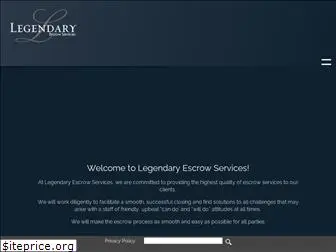 legendaryescrow.com