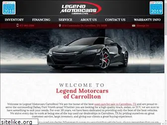 legendmotorcarscarrollton.com