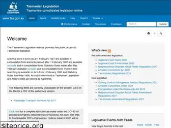 legislation.tas.gov.au