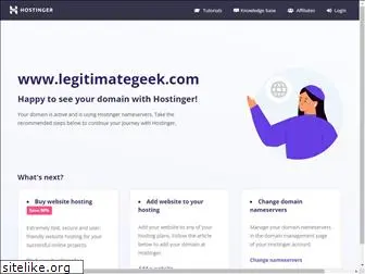 legitimategeek.com