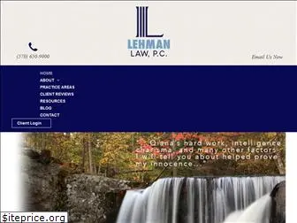lehmanlawpa.com