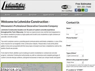 lehmickeconstruction.com