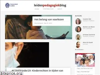 leidenpedagogiekblog.nl