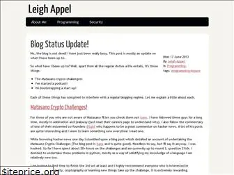 leighappel.com