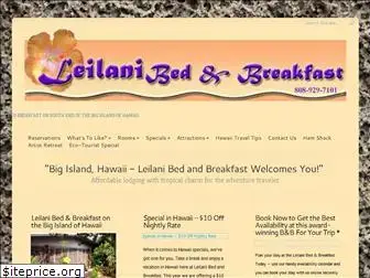 leilanibedandbreakfast.com