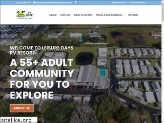 leisuredaysrvresort.com