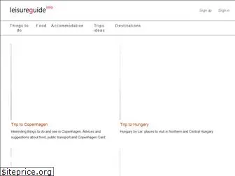 leisureguide.info