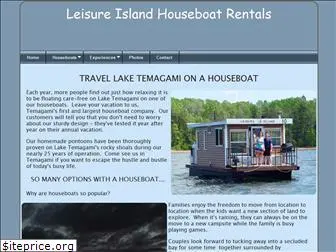 leisureislandhouseboats.com