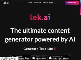 lek.ai thumbnail