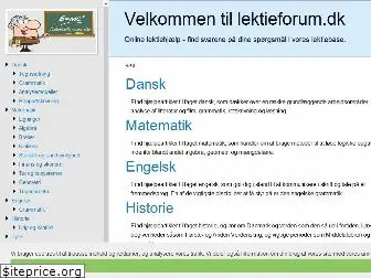 lektieforum.dk