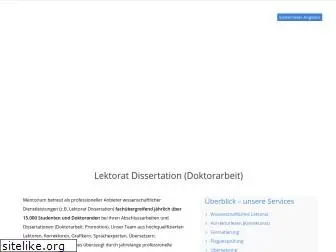lektorat-dissertation.de